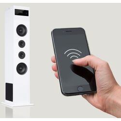 Sistem acustic Auna Karaboom 100 10033148 (White) Thumb