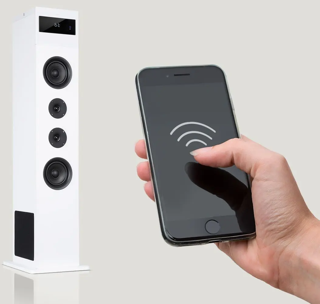 Sistem acustic Auna Karaboom 100 10033148 (White) - 3