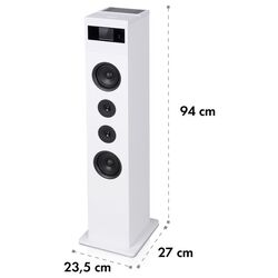 Sistem acustic Auna Karaboom 100 10033148 (White) Thumb