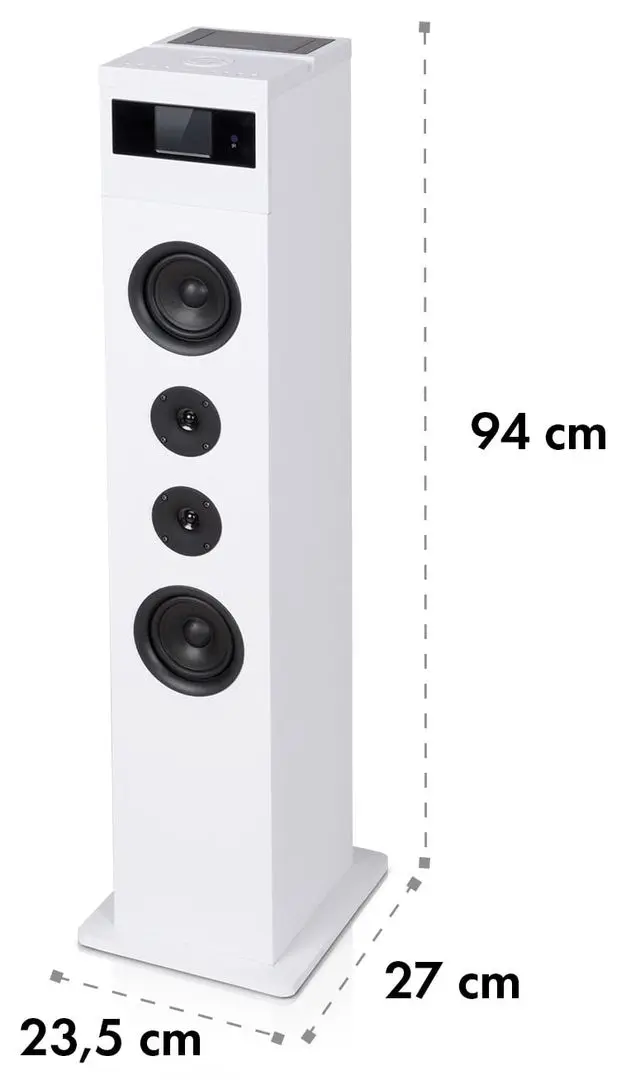 Sistem acustic Auna Karaboom 100 10033148 (White) - 7