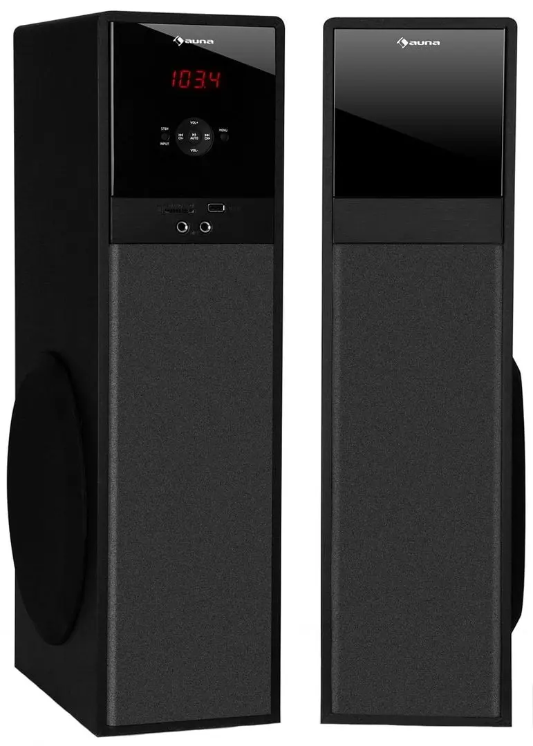 Sistem acustic Auna Line 100 A 2.0 10033072 (Black)