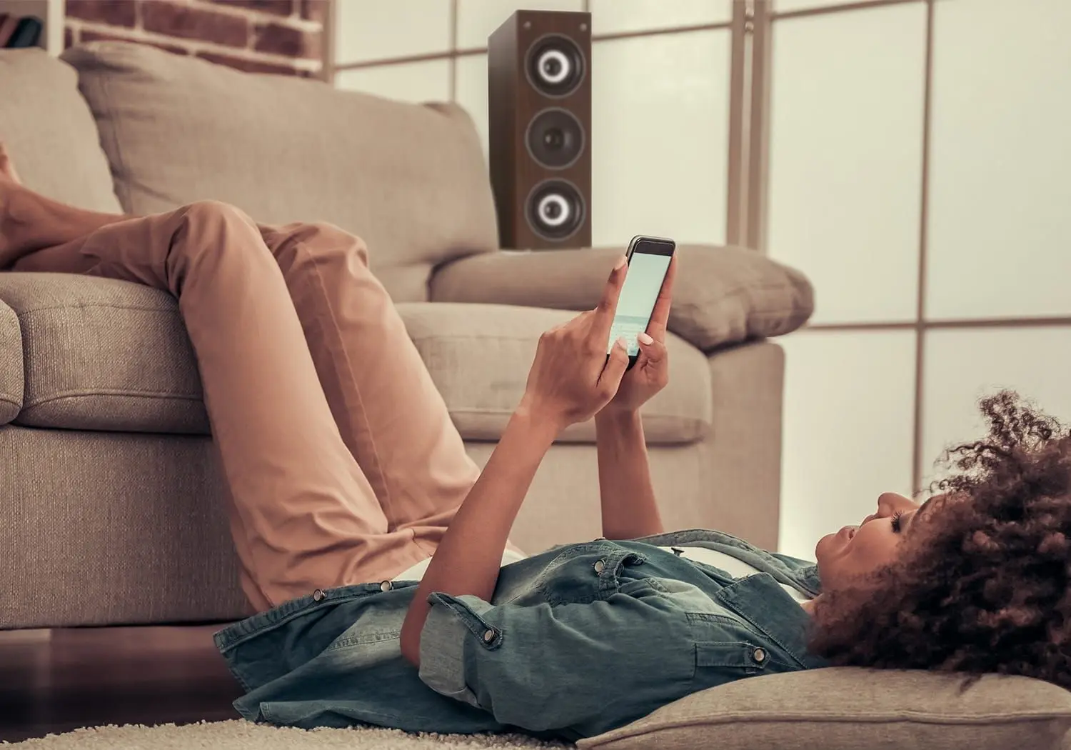 Sistem acustic Auna Line 4707 (Brown/Black) - 3