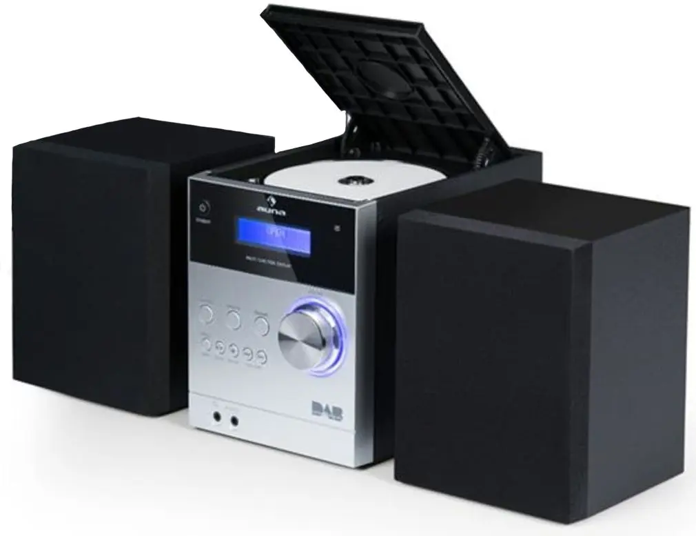 Sistem acustic Auna MC-20 DAB (Silver/Black) - 7