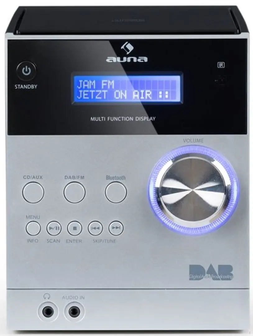 Sistem acustic Auna MC-20 DAB (Silver/Black) - 5