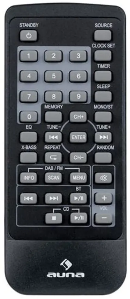 Sistem acustic Auna MC-20 DAB (Silver/Black) - 3