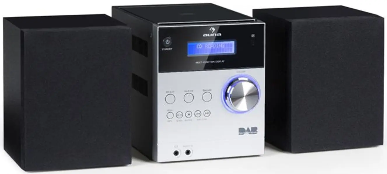 Sistem acustic Auna MC-20 DAB (Silver/Black)