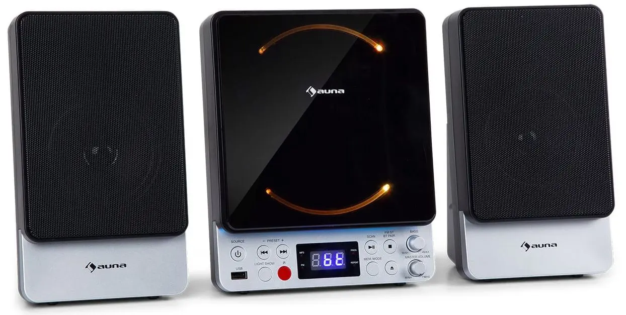 Акустическая система Auna Microstar (Silver/Black)