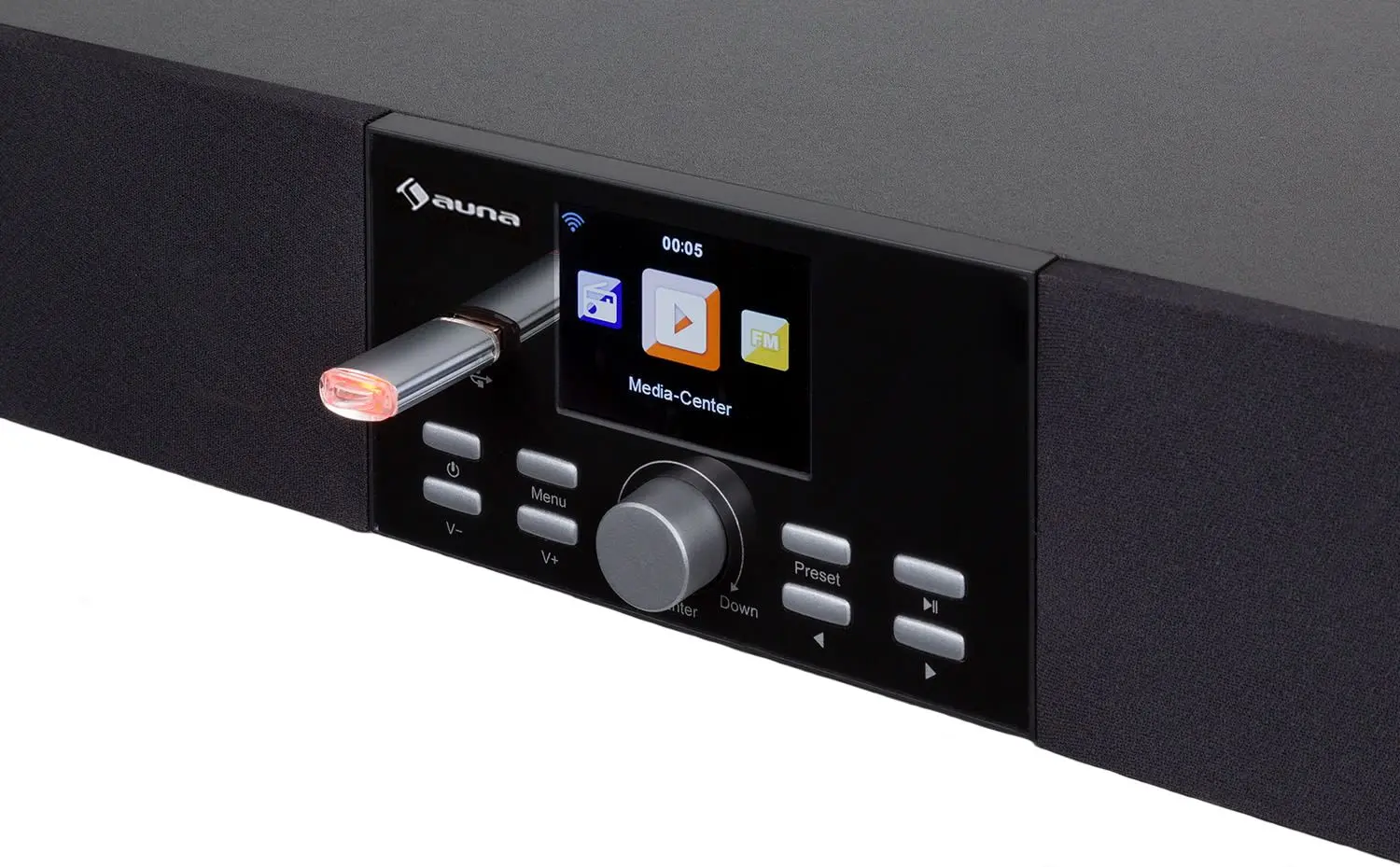 Акустическая система Auna Stealth Base Connect (Black) - 8