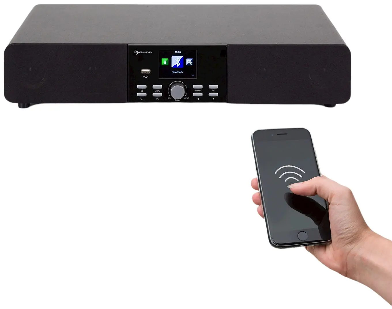 Акустическая система Auna Stealth Base Connect (Black) - 5