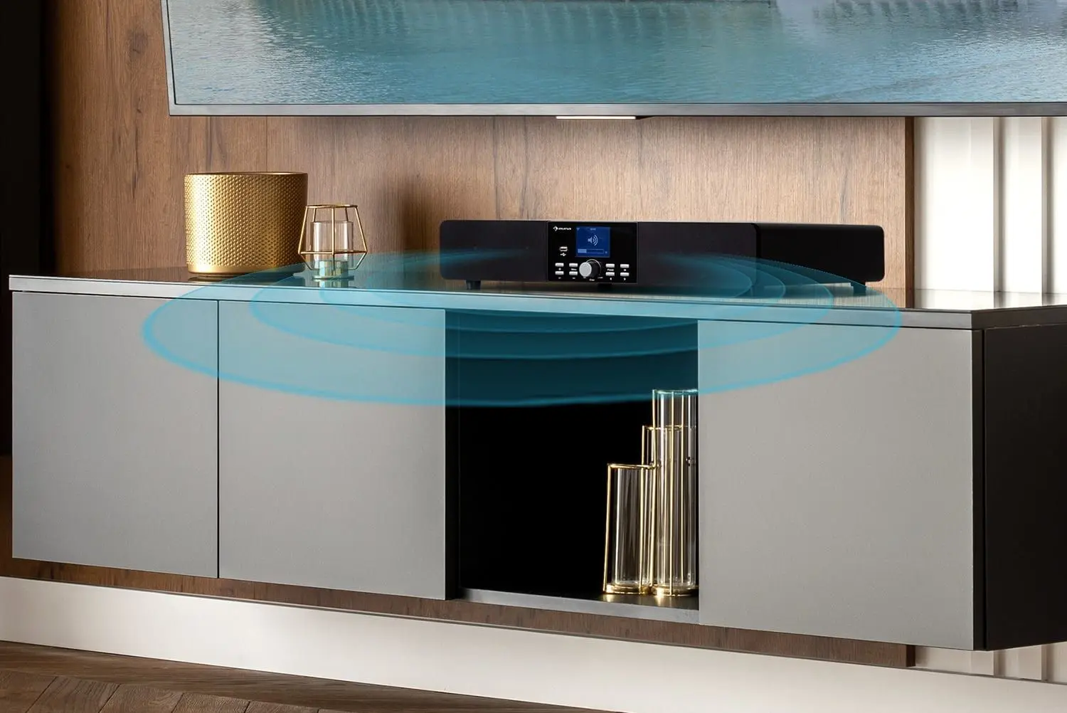 Акустическая система Auna Stealth Base Connect (Black) - 3