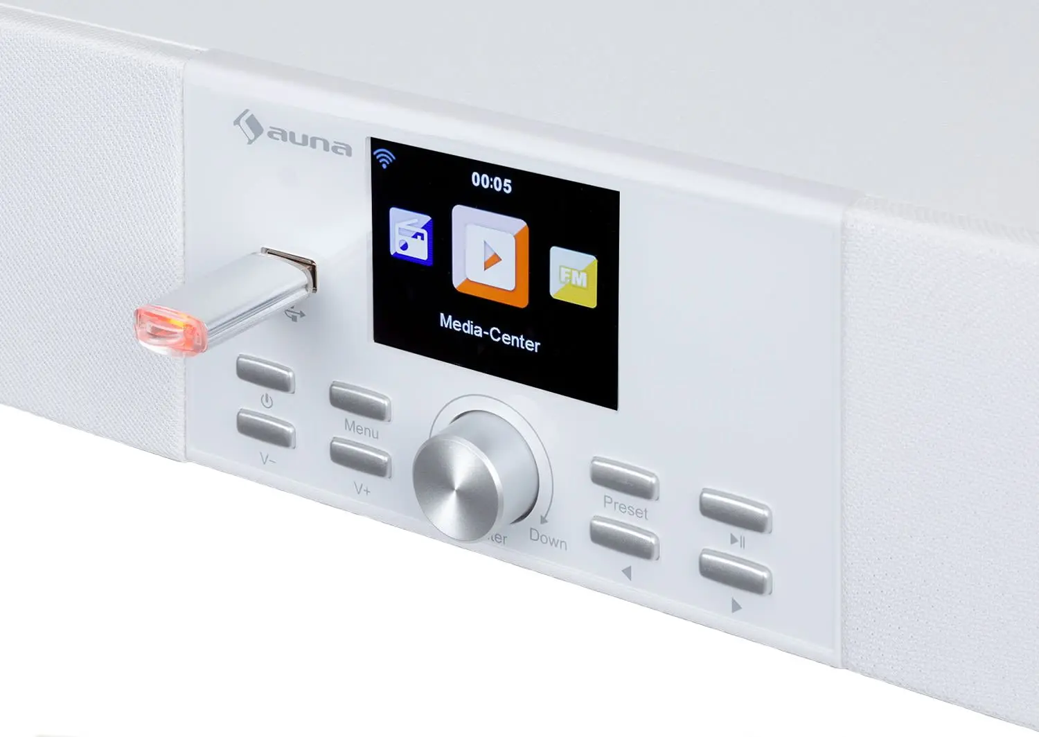 Акустическая система Auna Stealth Base Connect (White) - 7