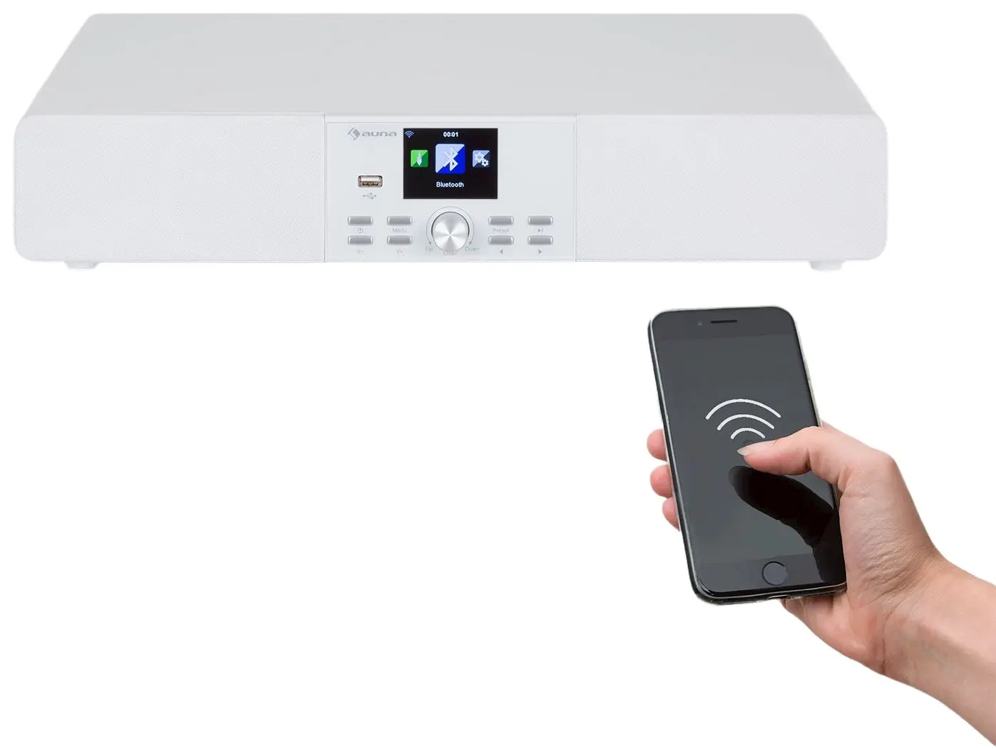 Акустическая система Auna Stealth Base Connect (White) - 4