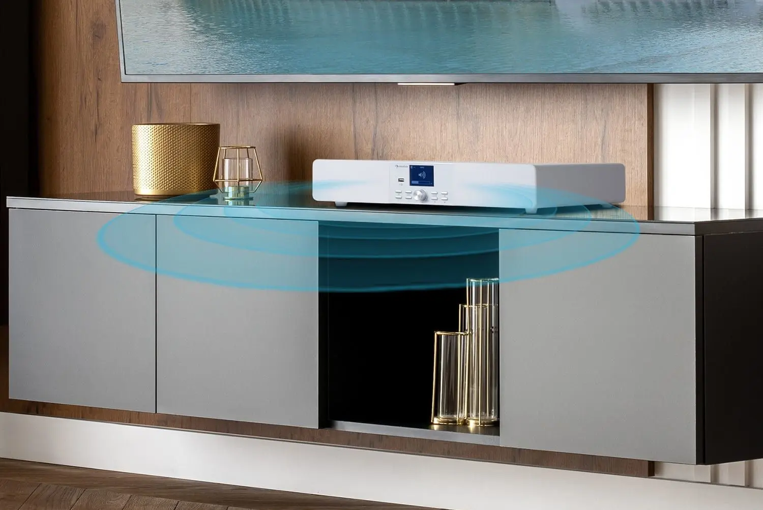 Акустическая система Auna Stealth Base Connect (White) - 2