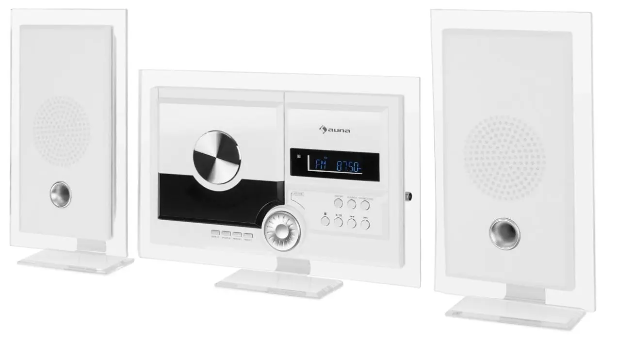 Акустическая система Auna Stereo Sonic DAB + (White) - 10