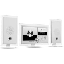 Sistem acustic Auna Stereo Sonic DAB + (White)