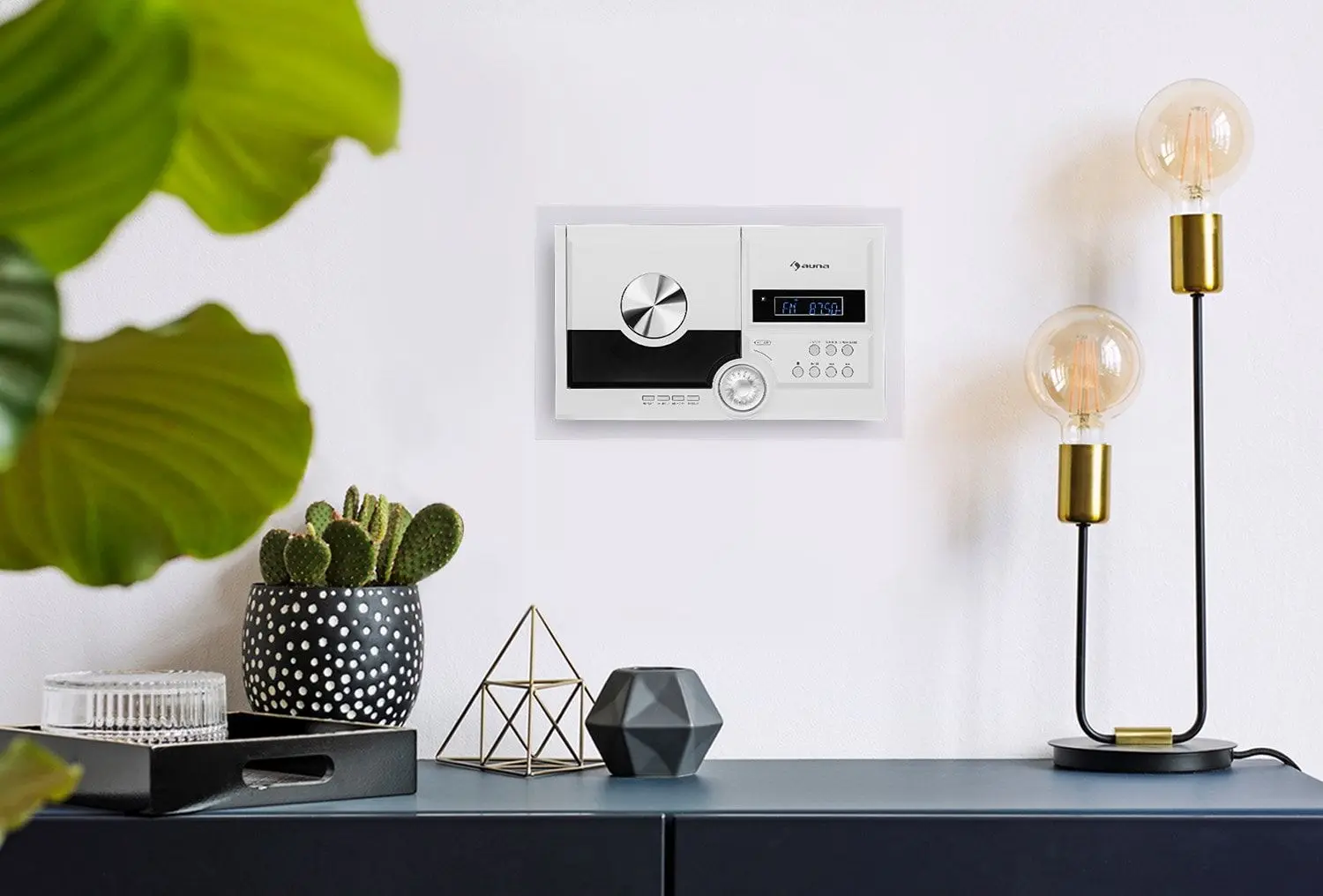 Акустическая система Auna Stereo Sonic DAB + (White) - 4