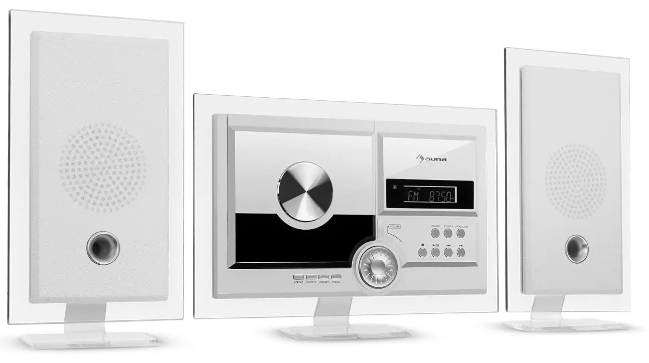 Акустическая система Auna Stereo Sonic DAB + (White)
