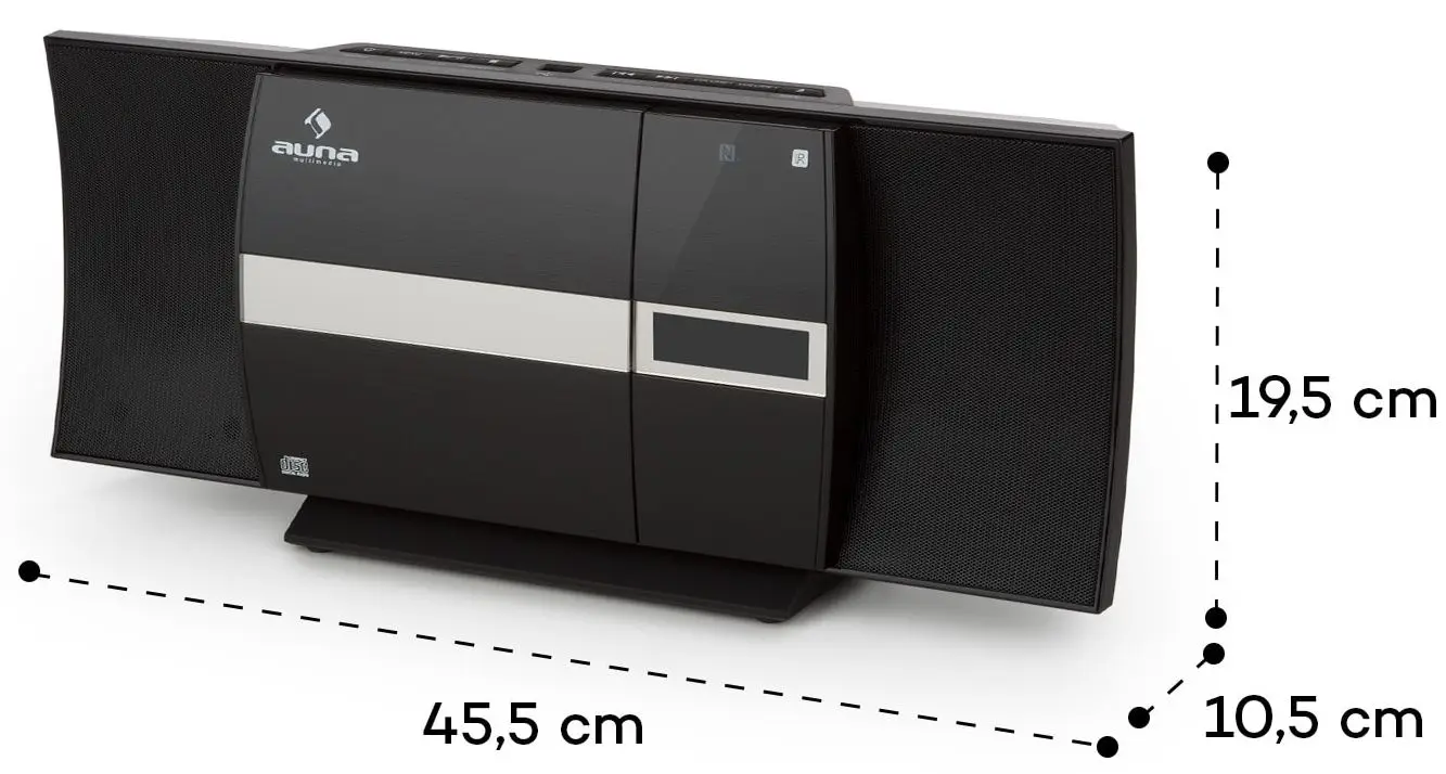 Акустическая система Auna V-20 DAB (Black) - 6