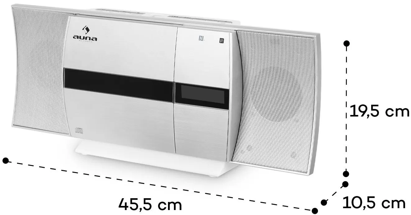 Акустическая система Auna V-20 DAB (Silver) - 8