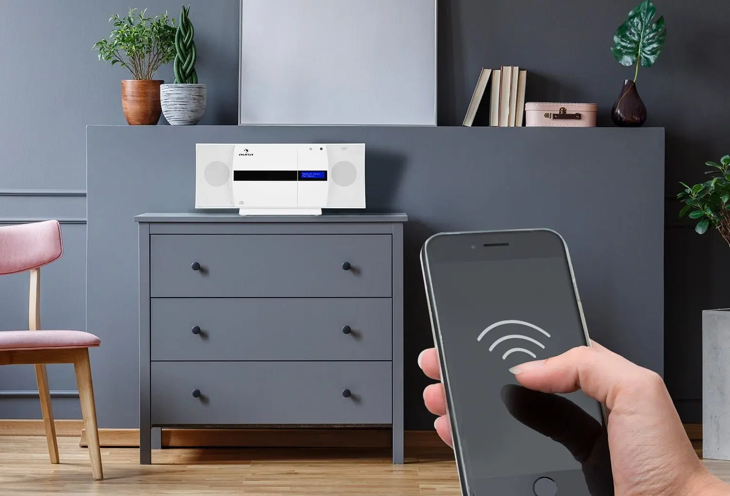 Акустическая система Auna V-20 DAB (White) - 7