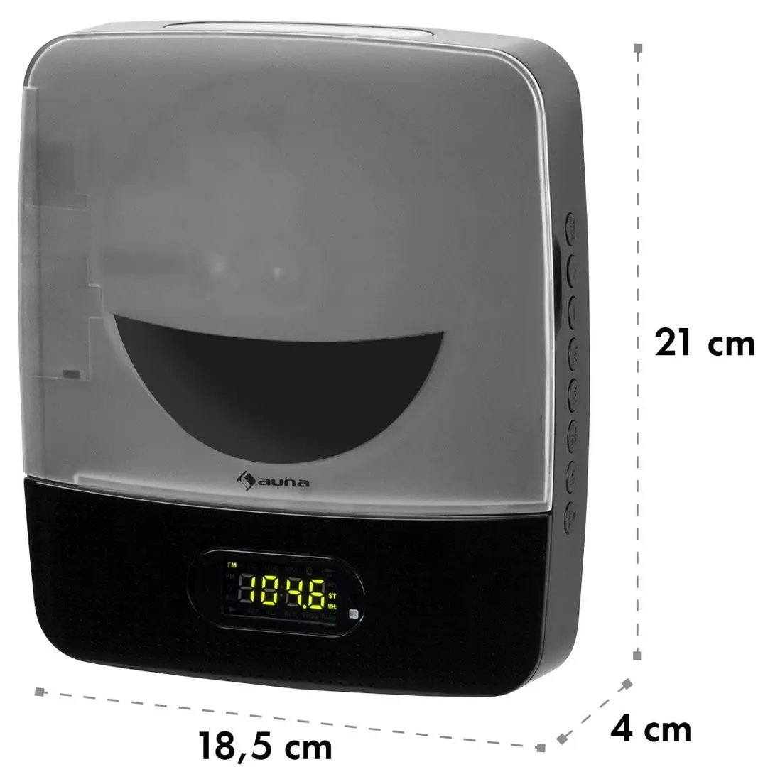 CD проигрыватель Auna Vertiplay (Black/Grey) - 8