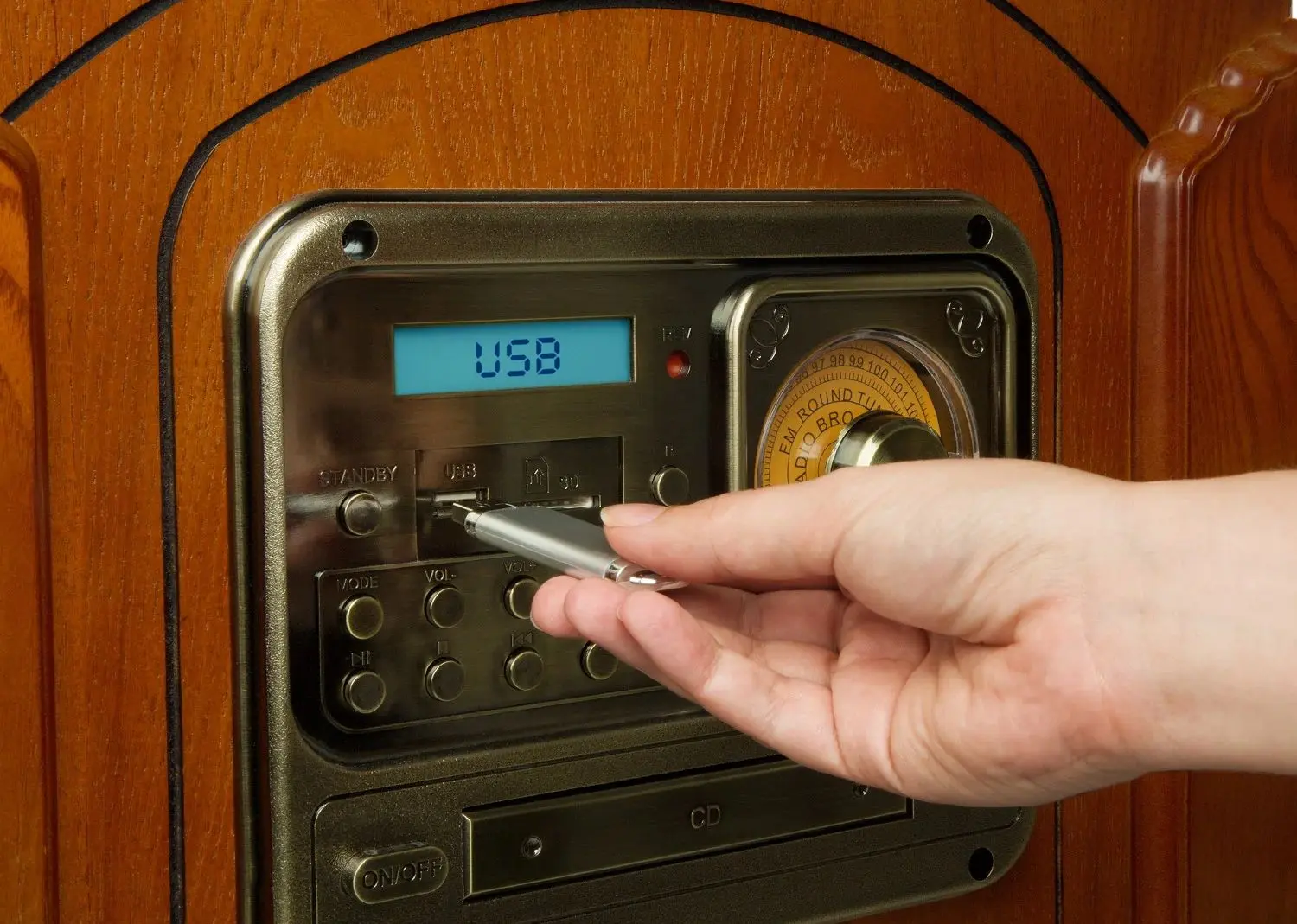 Музыкальный автомат Auna Musicbox 10032730 (Wooden) - 4