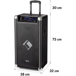 Портативная акустическая PA-система Auna Moving 120 (Black) Thumb