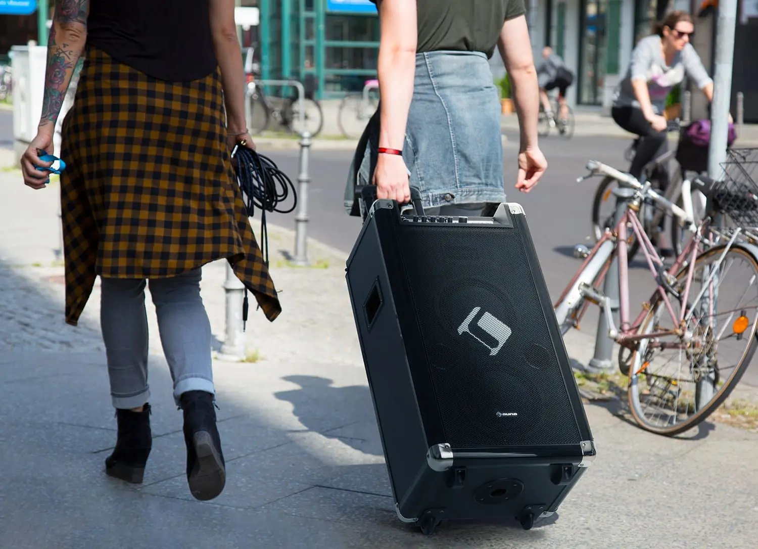 Портативная акустическая PA-система Auna Moving 120 (Black) - 3