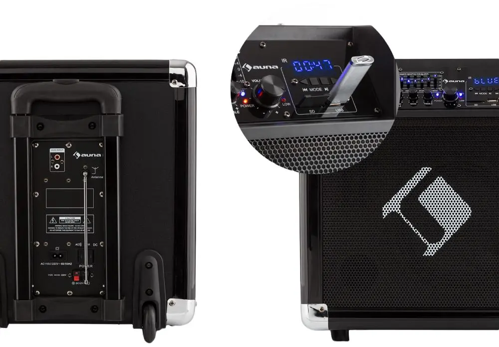 Портативная акустическая PA-система Auna Moving 80 (Black) - 3