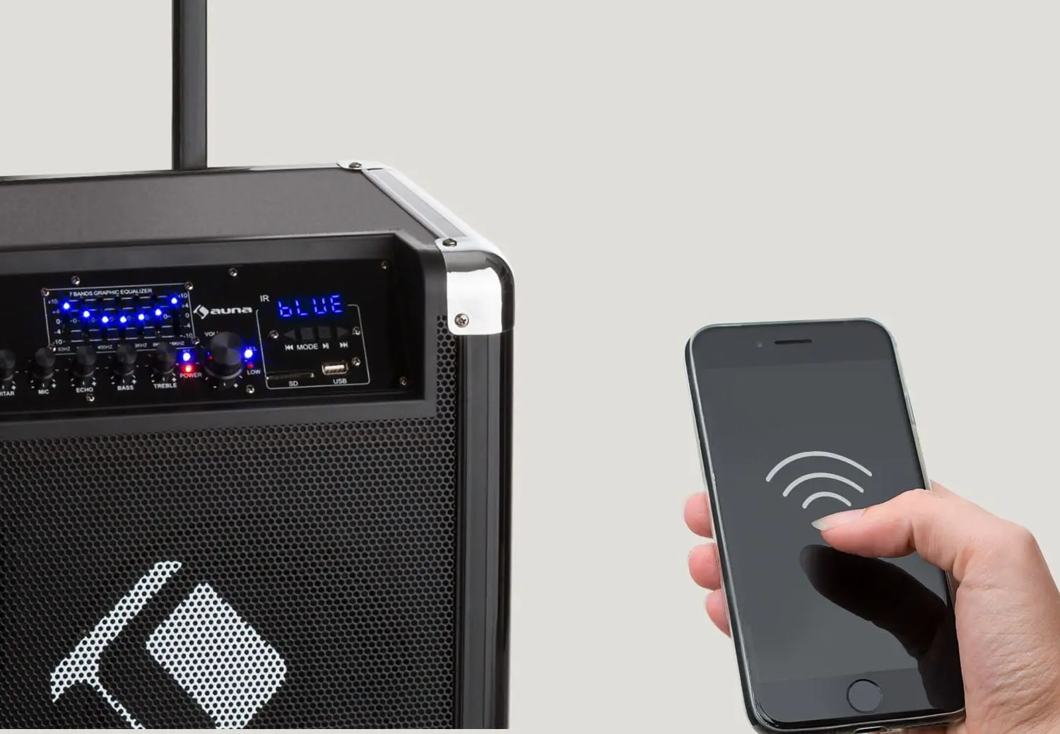 Портативная акустическая PA-система Auna Moving 80 (Black) - 5