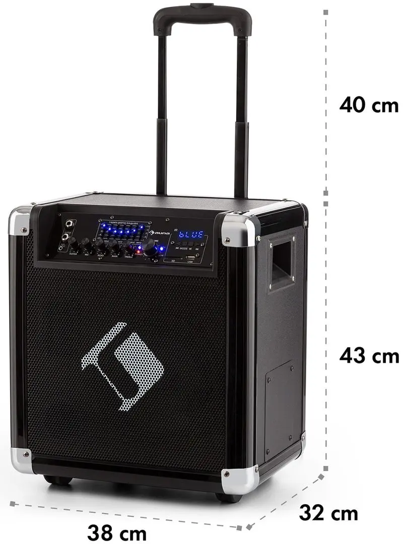 Портативная акустическая PA-система Auna Moving 80 (Black) - 7