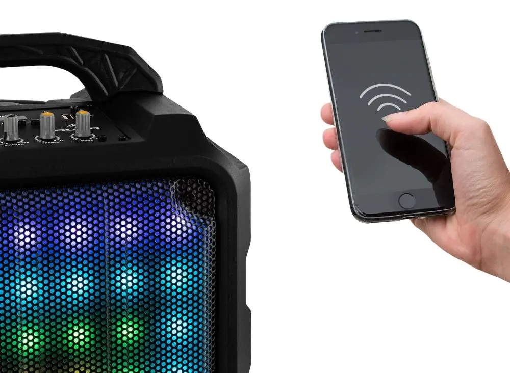 Портативная акустическая PA-система Auna Moving 80.1 LED (Black) - 6