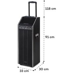 Sistem PA acustic portabil Auna Pro DisGo Box 2100 DVD (Black) Thumb