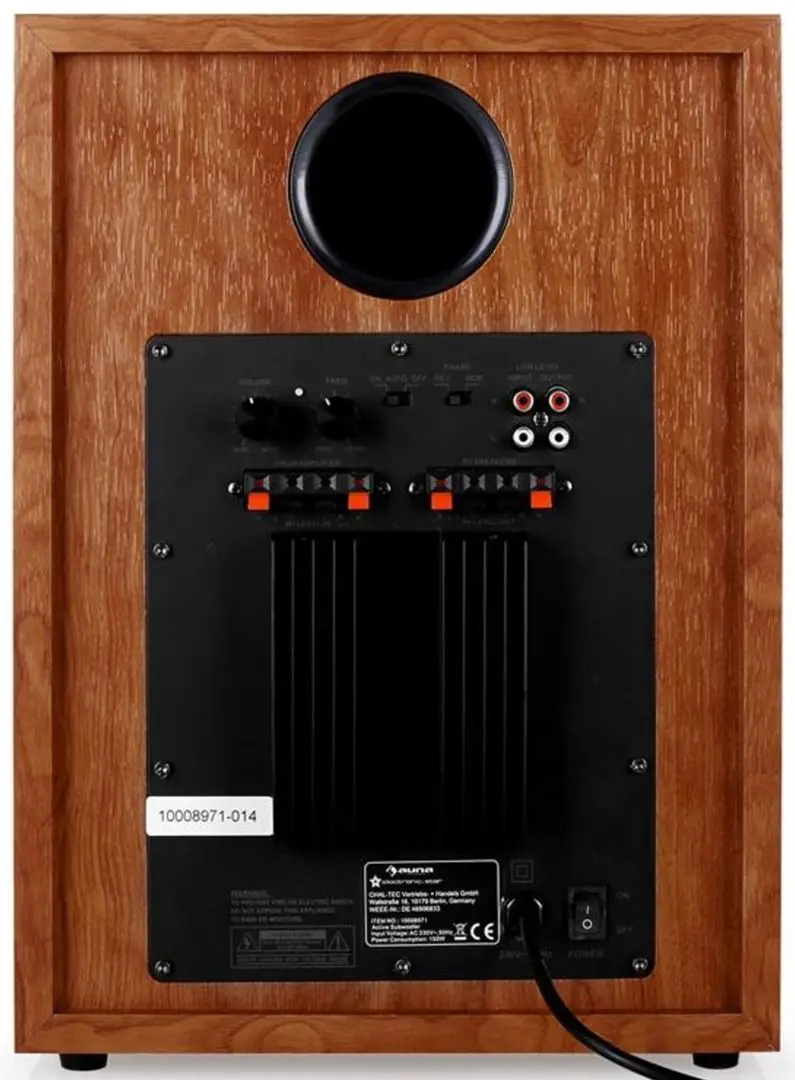 Сабвуфер Auna Linie 300 SW WN (Walnut) - 3