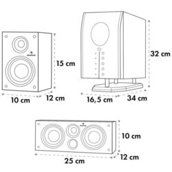 Система домашнего кинотеатра Auna Areal 525 Wd (Cherry/Black) Thumb