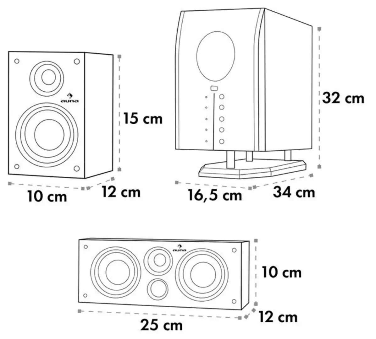 Система домашнего кинотеатра Auna Areal 525 WH (White) - 3