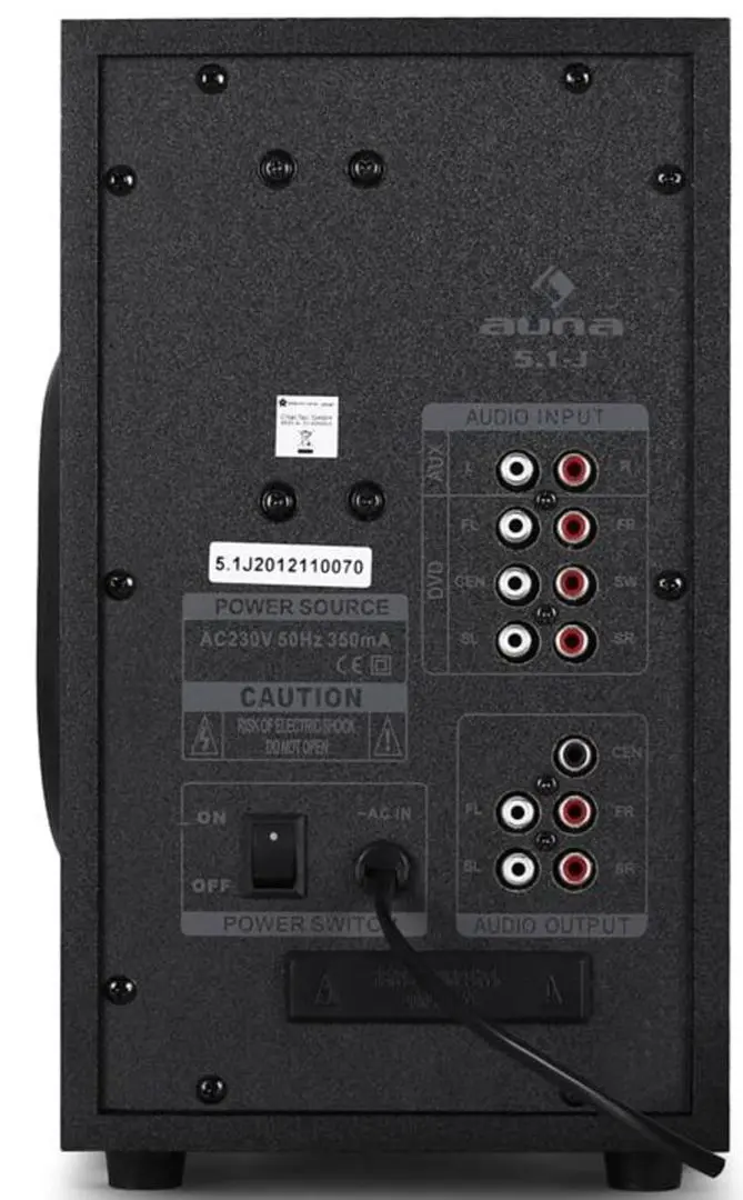 Sistem home cinema Auna MM-5.1-J (Black) - 4