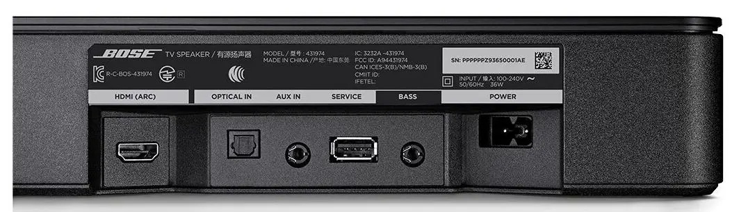 Саундбар Bose TV Speaker (Black) - 4