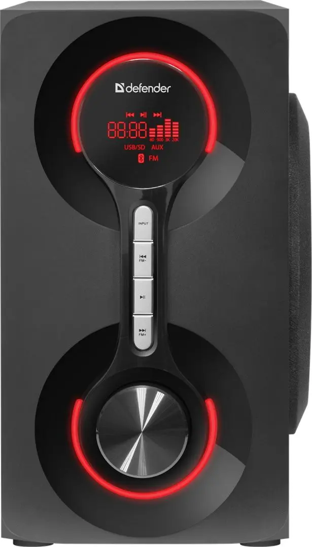 Sistem acustic 2.1 Defender Tornado (Black/Red) - 3