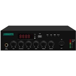 Set amplificator + sistem acustic de tavan DSPPA MP60UB+DSP802 (Black/White) Thumb