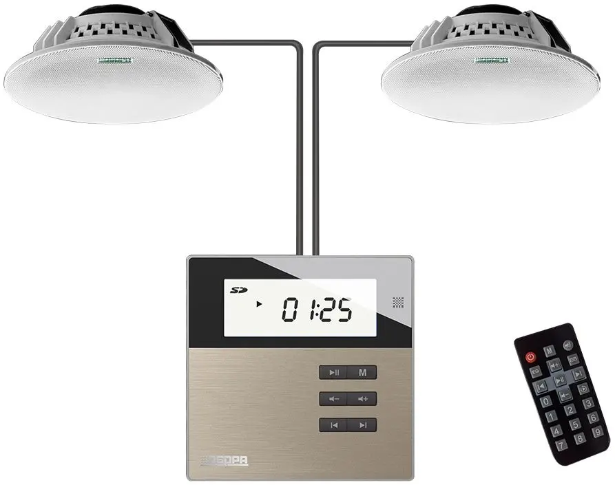 Sistem acustic de tavan DSPPA DM835W + DSP5011L (Black)