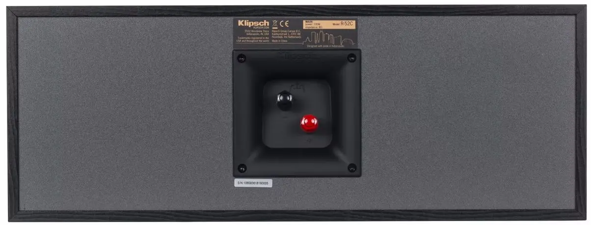 Акустическая система Klipsch R-52C (Black) - 5