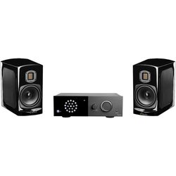 Set difuzor și amplificator Lyngdorf TDAI-1120 + BRX (Black)