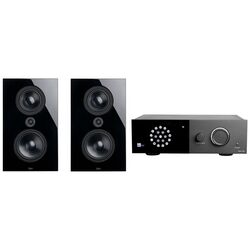 Комплект колонок с усилителем Lyngdorf TDAI-1120 + FR-1 (Black)