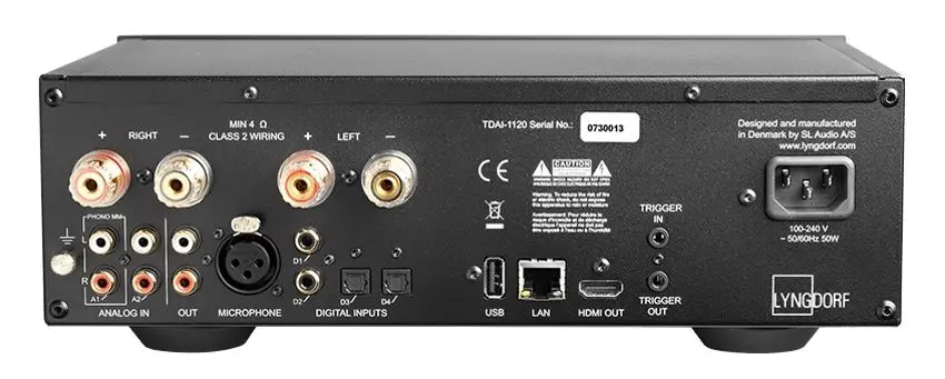 Set boxe cu amplificator Lyngdorf TDAI-1120 + FR-1 (Black) - 6