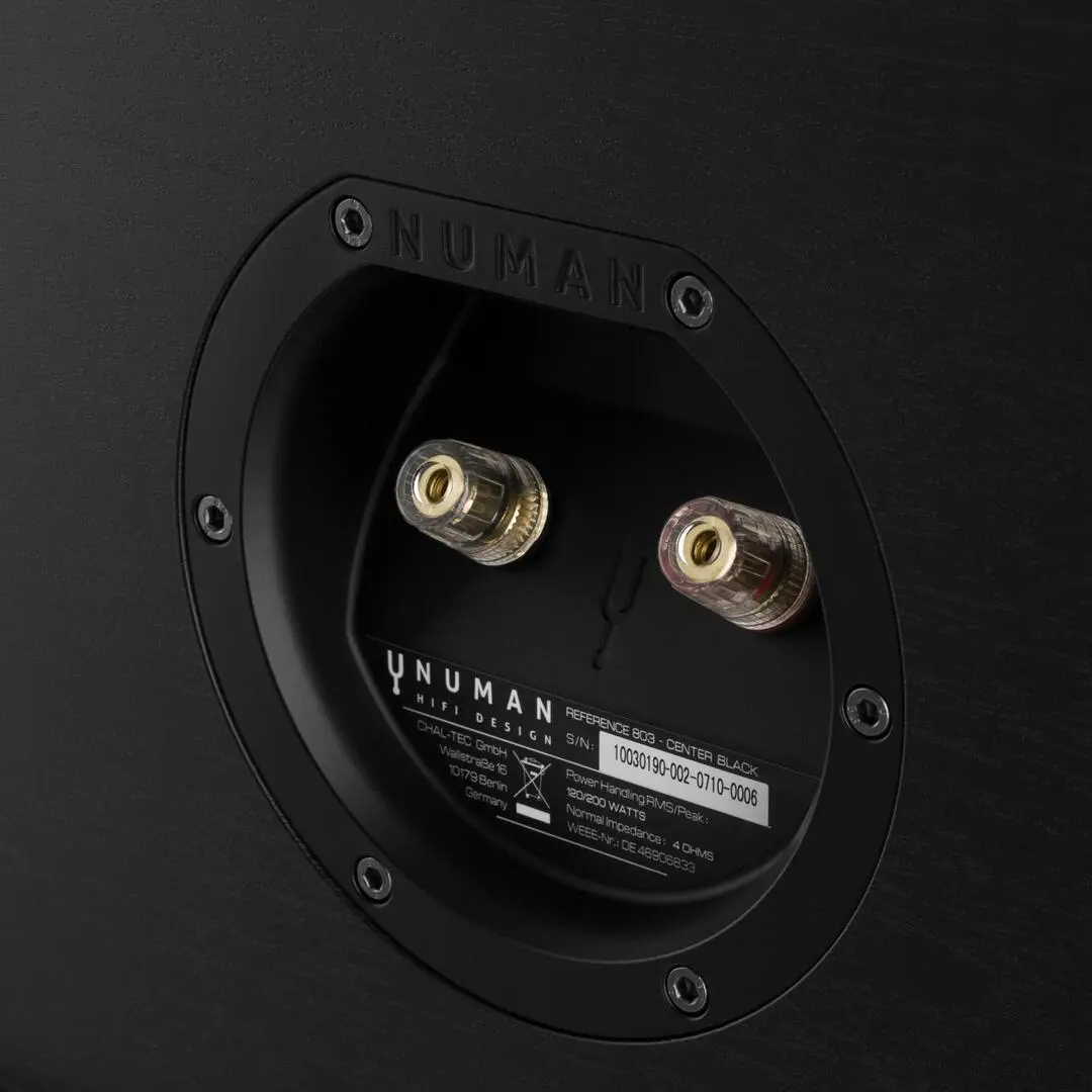 Difuzor central Numan Reference 803 (Black) - 4
