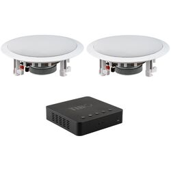 Набор аудиостример + потолочная акустическая система Tibo Bond 4+AmbienTone R1 (Black/White)