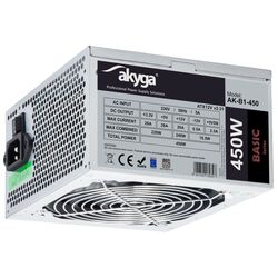 Блок питания Akyga AK-B1-450 (Silver)