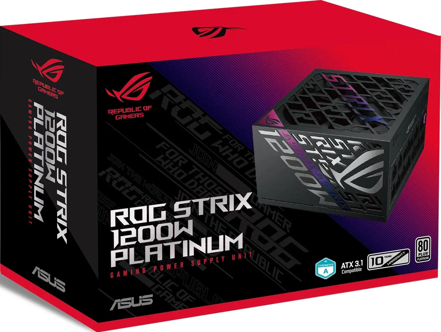 Sursa de alimentare Asus ROG Strix Gaming 1200W 80+ Platinum (Black)
