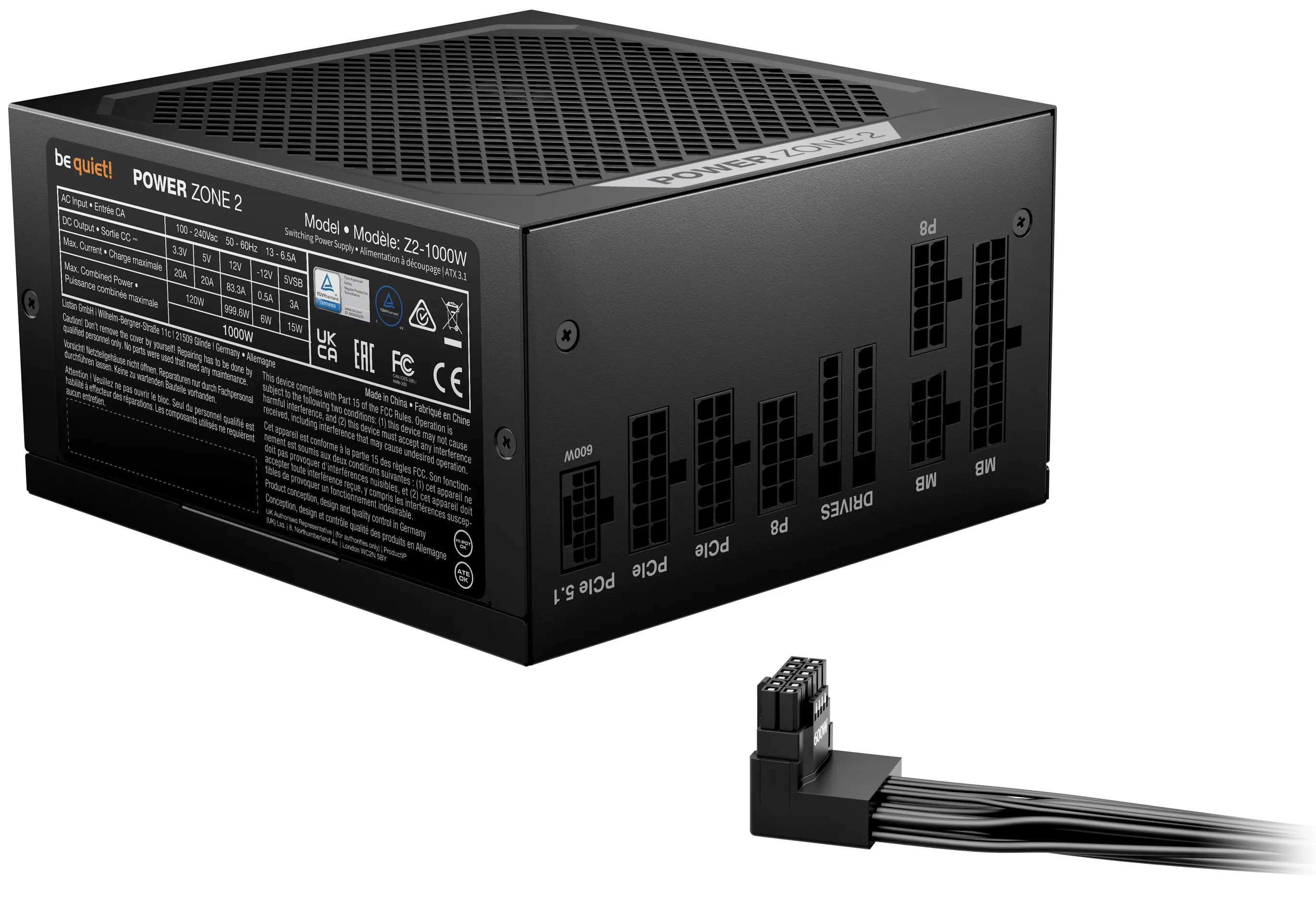 Sursa de alimentare Be quiet! Power Zone 2 1000W (Black)